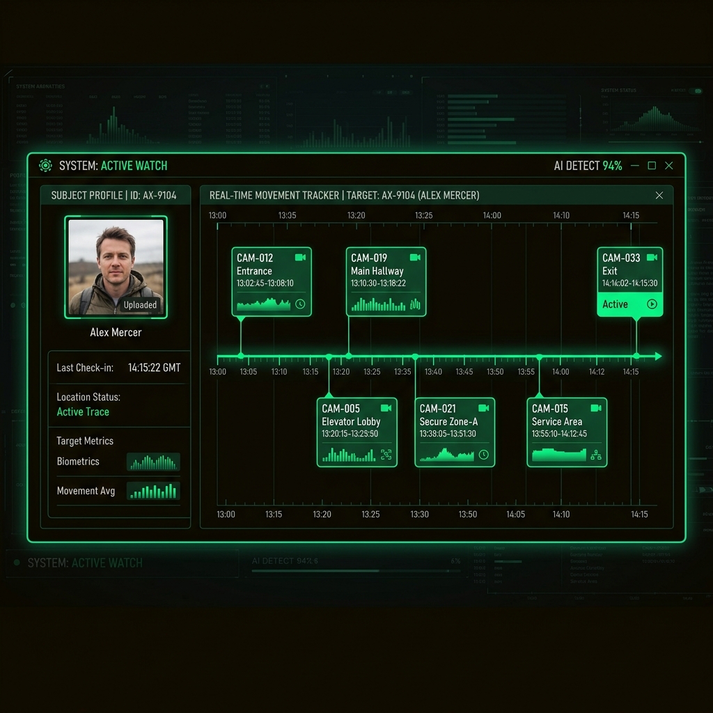 Person Identification and Tracking UI